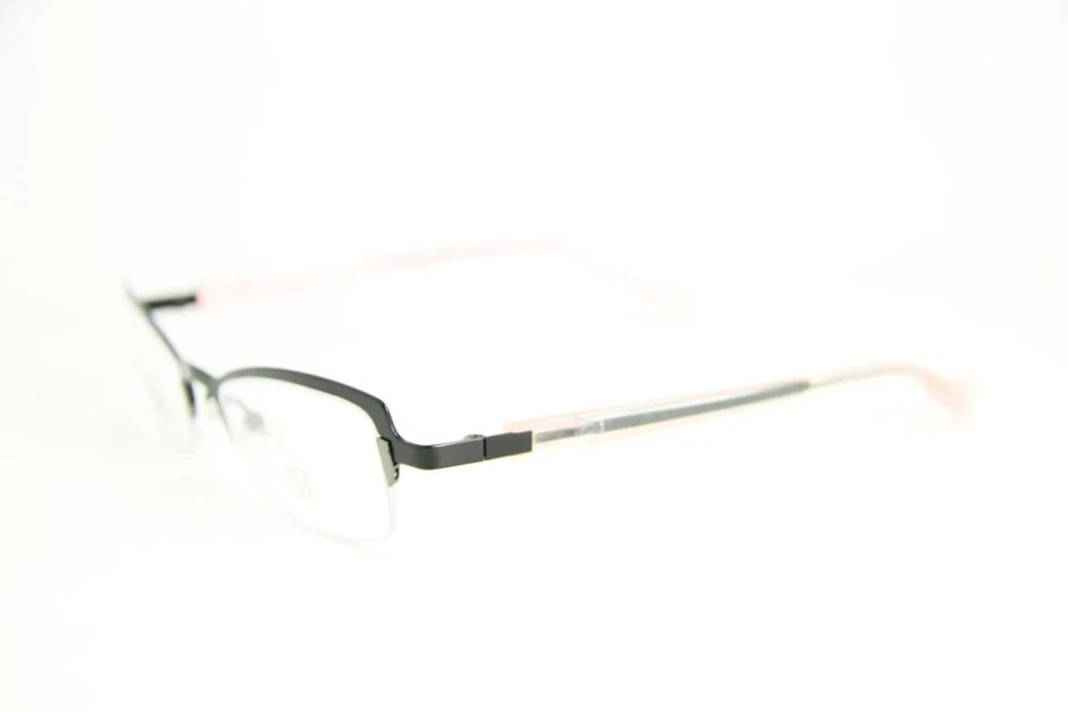 250$ FACE A FACE NEW AGE 2 Anteojos Marco Medio Borde Negro y Rosa Hechos en Francia Foto 2 de 3