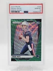 2024 Panini Prizm Drake Maye Green Wave (RC) PSA 10 GEM MT New England Patriots