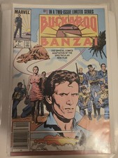 Marvel Buckaroo Banzai #1-2 Comic Book Lot First Printing Movie Adaptation 1984
