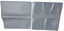 Gray Vinyl Checkbook Cover Standard Top Stub 6- 1/4" x 3-3/8" New