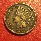 1862 INDIAN HEAD CENT  YOU GRADE  C-5