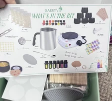 SAEUYVB Candle Making Kit,Candle Kit with Wax Melter, Complete Candle New