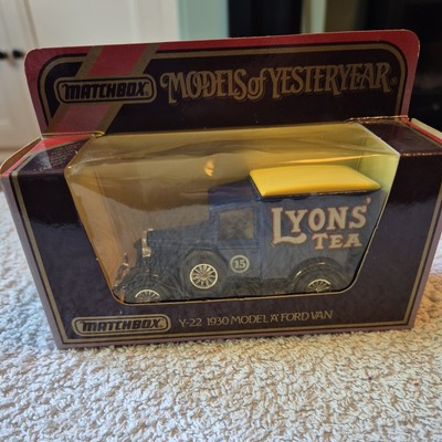 NEU - MATCHBOX MODELS OF YESTERYEAR - Y-22 1930 MODEL A FORD VAN - LYONS TEA 