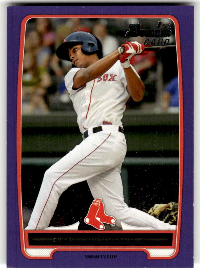 2012 Bowman Xander Bogaerts Prospects Purple #BP105