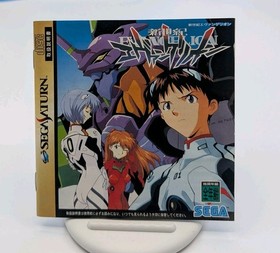 Neon Genesis Evangelion  SEGA SATURN Japanese Retro Games W/Manual - US Seller