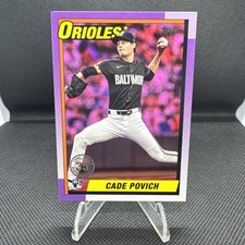 2025 Topps Series 1 - Cade Povich (#T90-69) 1990 35th Anniversary PINK SP