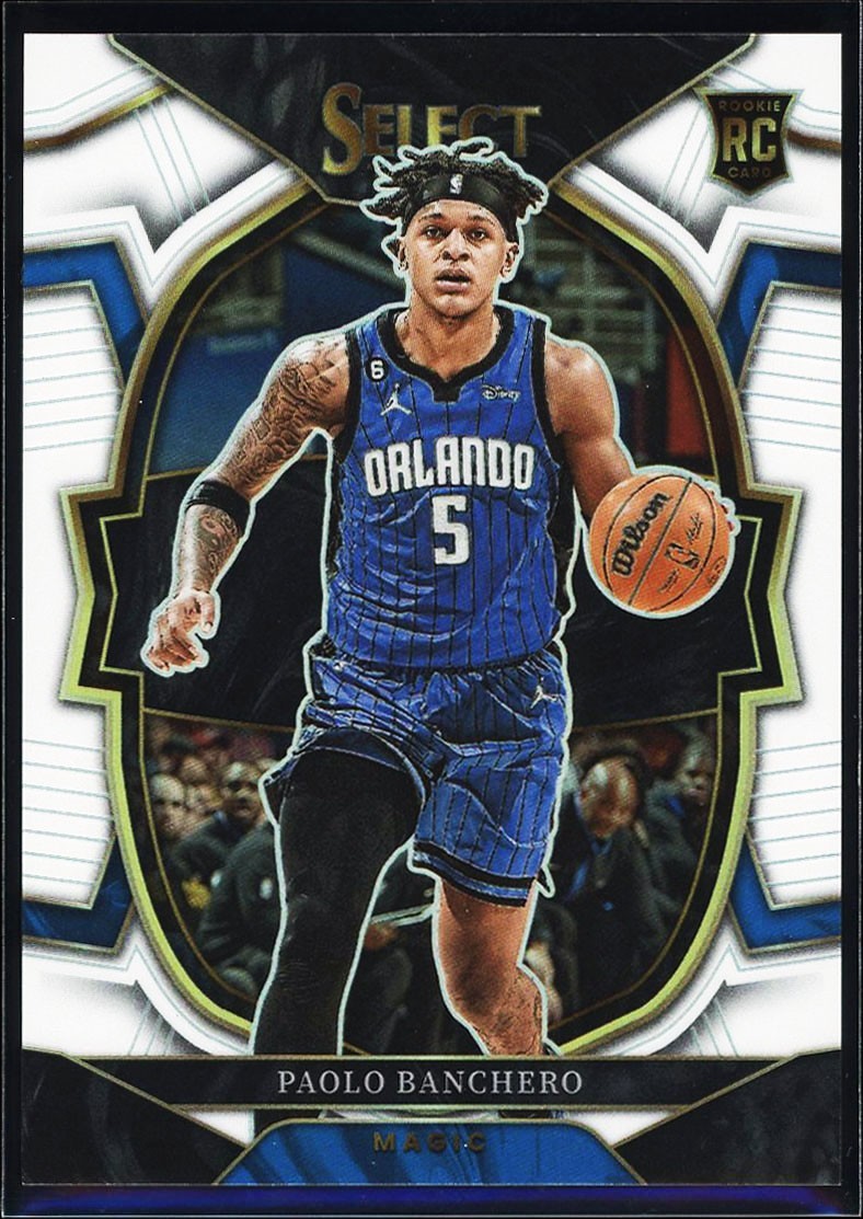 Paolo Banchero 2022-23 Panini Select #72 Concourse White Prizm Rookie /149 Magic