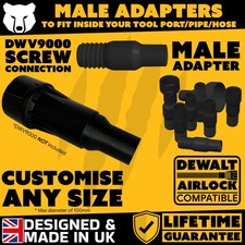 Image of MALE Adapter - DeWalt AirLock DWV9000 | Tapered Vacuum/Dust Extraction Connector