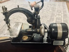 Antique Willcox  Gibbs cast iron Working Sewing machine, Accessories, 1890s