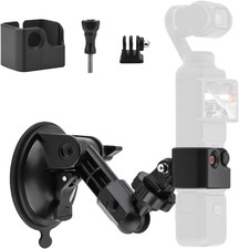Suction Cup for DJI Osmo Pocket 3 Car Mount, Windshield Window Dash Holder Kit w