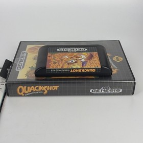QuackShot Donald Duck Sega Genesis Game CIB Tested & Working No Map