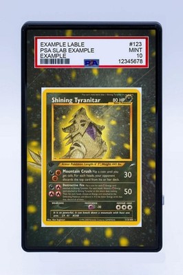 【PSA1／鑑定14枚】ひかるバンギラス SHINING TYRANITAR Shining Tyranitar 113 Pokemon Extended Artwork For PSA CGC BGS or