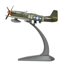 1:72 Scale P51 Mustang Fighter Aircraft Alloy Model Military Plane Display