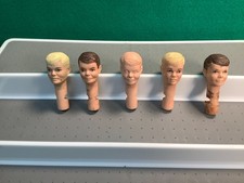 VINTAGE MARX JOHNNY WEST YOUTH FIGURES REPLACEMENT HEADS