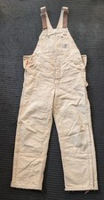 Vintage Carhartt Bib Overalls Mens 38x31 double knee Distressed