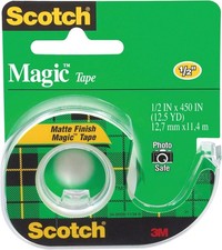 Scotch Magic Tape 1/2"x450"