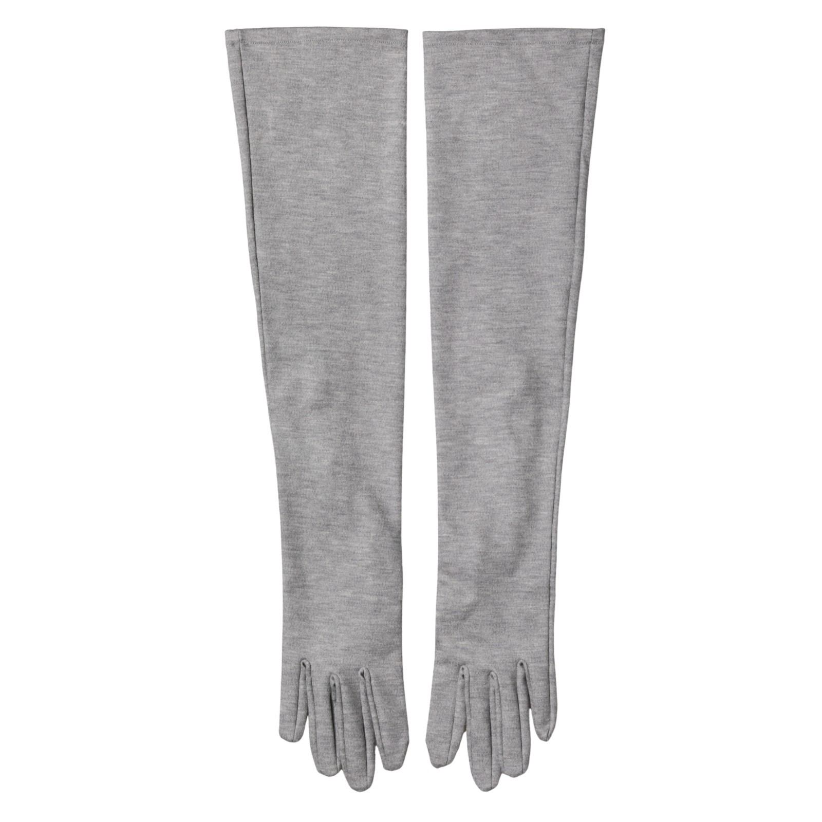 DOLCE - GABBANA Gloves Gray Wool Long Elbow Length Women s 75 M RRP 530usd 55090₽