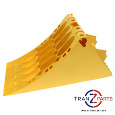 HEAVY DUTY PLASTIC YELLOW WHEEL CHOCK STOPPER FOR TRUCK, TRAILER, VAN, CARAVAN