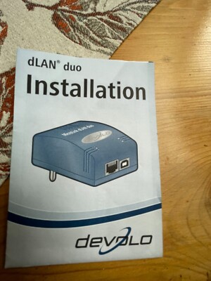 Verkauf DEVOLO dLAN DUO NETZWERK AUS DER STECKDOSE Networking Product Link Netz