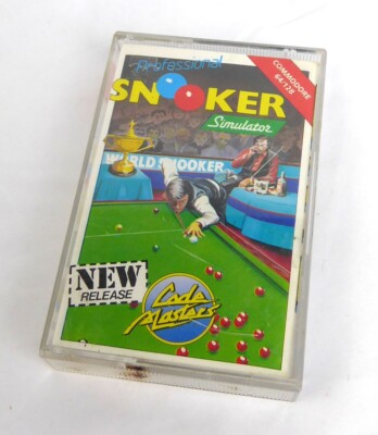 Commodore 64 C64 Spiel --   PROFESSIONAL SNOOKER SIMULATOR (Codemasters) - Tape