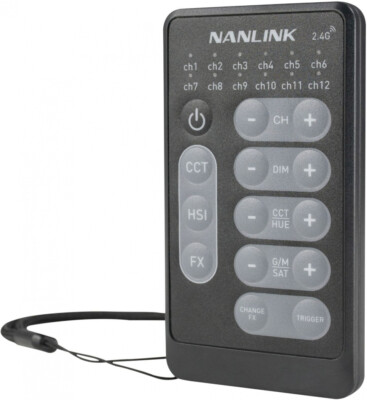 NANLINK RGB- und Bi-Color-Funk-Fernbedienung WS-RC-C2 | Nanlite Zubehör