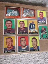 37 Topps 1961 NFL Football Cards Make a Photo Unitas Taylor Plum Smith St. Clair