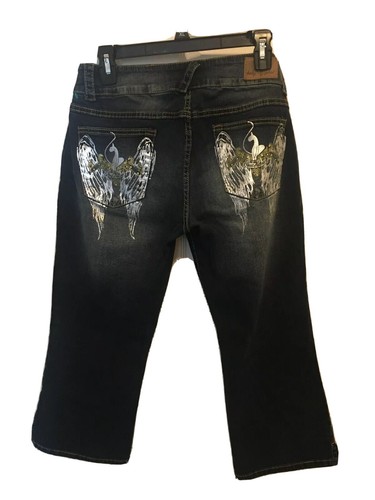 Baby Phat Capris Denim Stretch Jeans Jr 