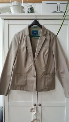 Cecil Blazer Jacke beige, natur, hellbraun,  38, 40, Baumwolle