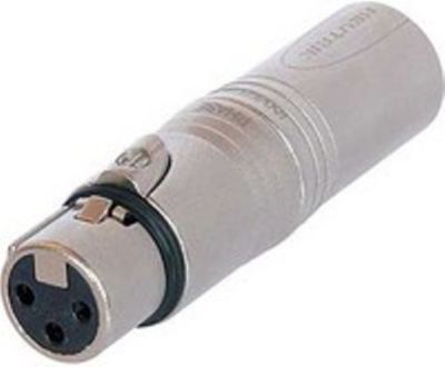 Adapter Buchse auf Stecker XLR verdrahtet 2-3 3-2 NA3FM-X NA3FMX Phasenwechselrichter