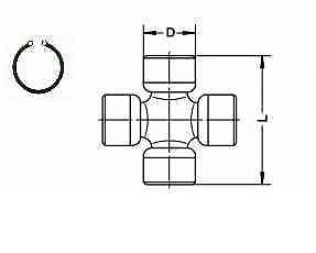 Propshaft Joint Gkn U166 Ebay