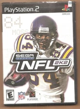 Sega Sports NFL 2K2 - Playstation 2 PS2 Game - Complete & Tested