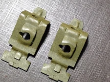 2 pcs NORS arm rest clips Ford Mustang Falcon Ranchero Galaxie Mercury Comet 