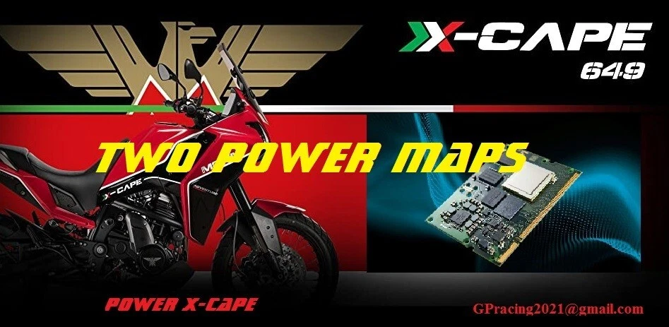 Centralina X-Cape SEIMEZZO X-CAPE 649 Moto Morini  +Coppia +Hp per RACING +5cv!! - Imagen 2 de 4