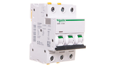 Schneider Leitungsschutzschalter 3P B 13A 6kA AC iC60N-B13-3 A9F03313