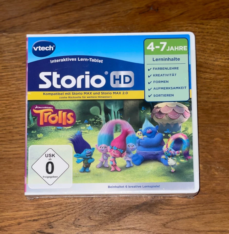 VTech Studio HD Lernspiel - Trolls - NEU - OVP - unbenutzt 