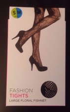 NEU PRIMARK NETZSTRUMPFHOSE FASHION TIGHTS S/M L/XL SCHWARZ STRUMPFHOSE DAMEN 