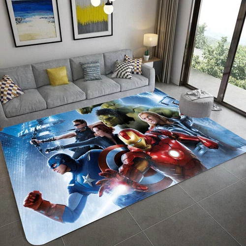 Alfombra 3D Marvel Avengers Spider Man Alfombra Puerta Alfombra Suelo Silla Alfombra-- - Imagen 46 de 47