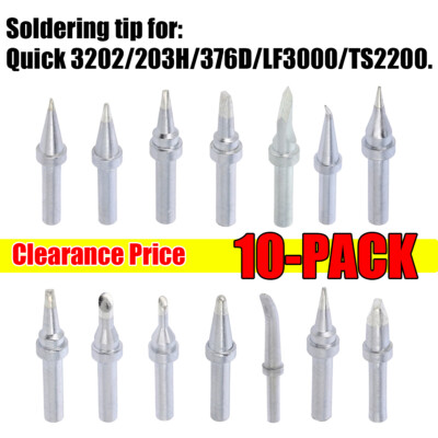 10pack 200 Series 203H High Frequency Soldering Station Soldering Iron Tip
