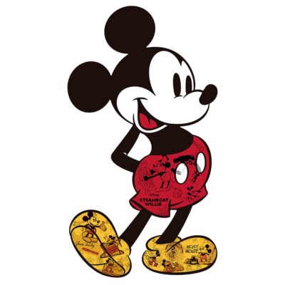 Yanoman 258-teiliges Mickey Mouse Silhouette Puzzle 26,6 x 48,1 cm  31-01 NEU