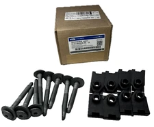 NEW OEM 99-16 Ford Super Duty Long Bed 8' Mounting Kit 8 Bolts, 8 Nuts Clips