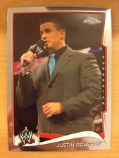 2014 Topps WWE Chrome #27 Justin Roberts NrMint-Mint