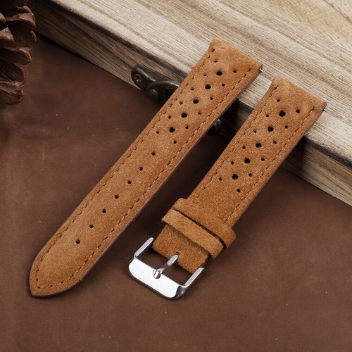 Suede Leather Watch Band Band Watch Strap Rally Racing 18mm 19mm 20mm 22mm 24mm - Picture 25 of 27