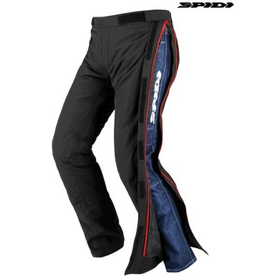 COPRI PANTALONI TECNICI MOTO UOMO IMPERMEABILI SPIDI SUPERSTORM H2OUT NERO  X65 | eBay