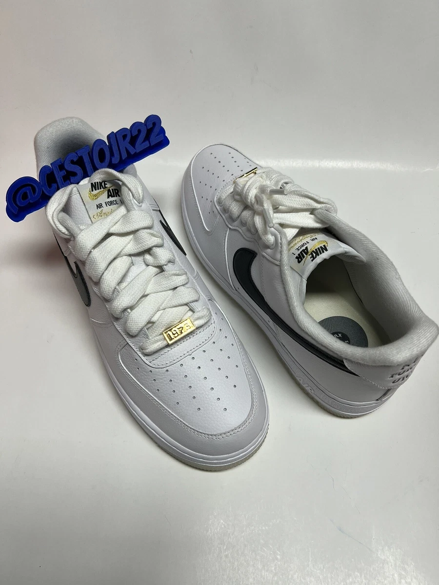 NIKE AIR FORCE 1 07 PRM BRONX ORIGINS [DX2305 100] AF1 NYC WHITE GOLD Sz  11.5