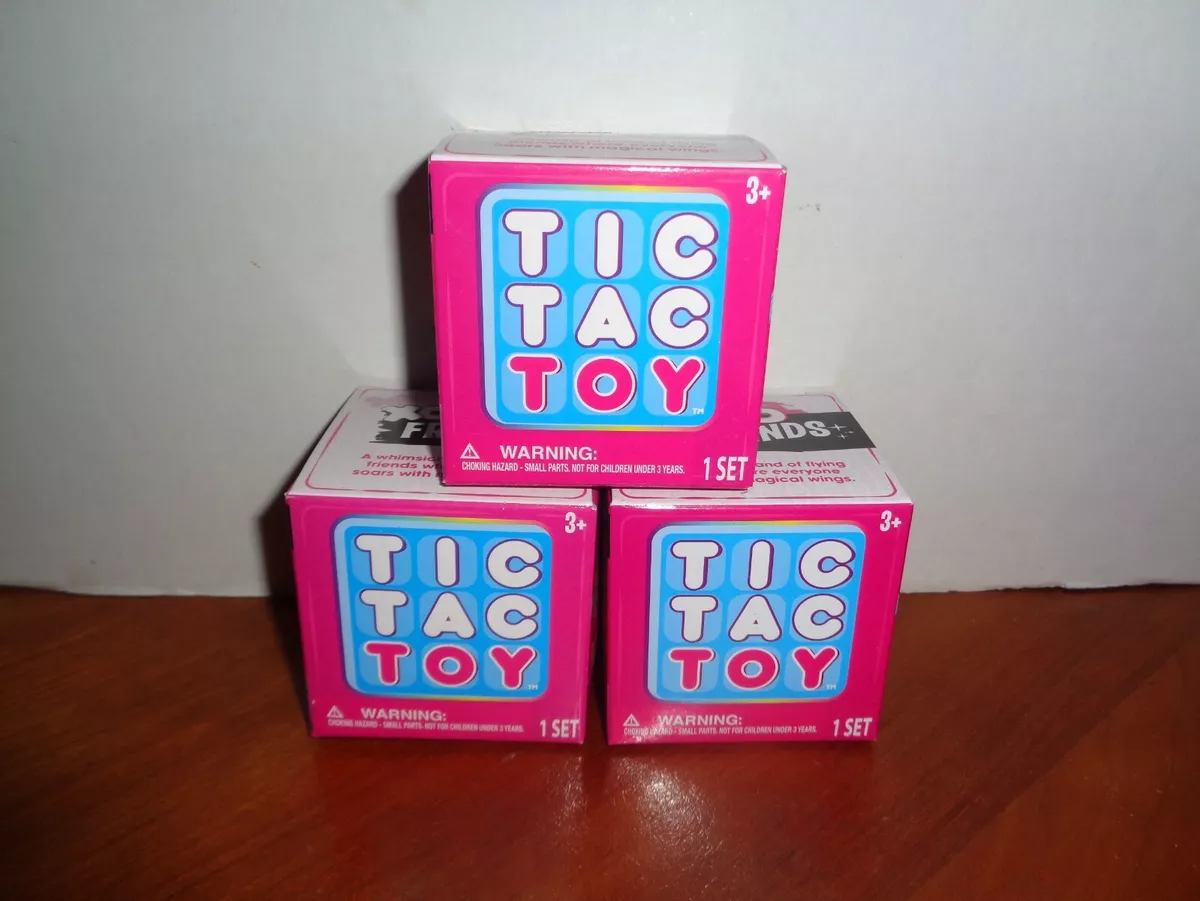 2 Pack Blip Tic Tac Toy XOXO Friends Single Surprise Box Friend + Wing +  Braclet