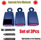 3* Rear Left Centre Right  Seat Belt Buckle Outer 2nd Row for Land Rover LR3 LR4