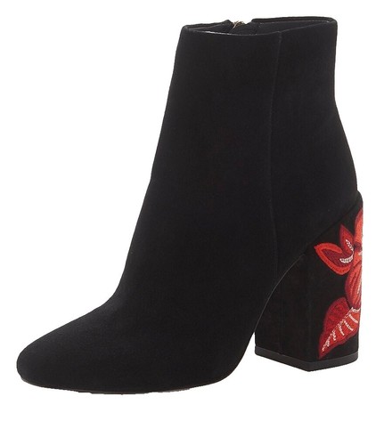 Bottes Chelsea Jessica Simpson En Velours - Taille US 7 - Modèle Cheville - Occasion En Bon état