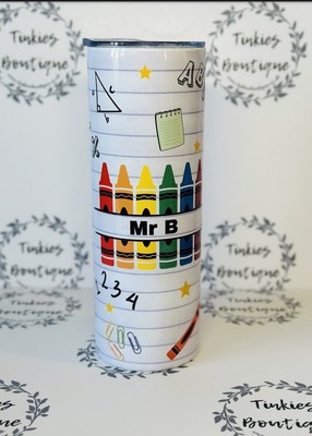 Personalisierter 20 Unzen Edelstahlbecher für das beste Lehrergeschenk