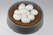 Nesteier für große Hühner ,Ente ,Geflügel,Küken Volkunststoff 10 St art.38