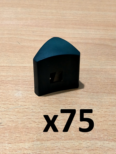 100 Pack Black Star Picket Caps Triangular Caps Fencing Y Post Steel Post Star - Picture 18 of 27